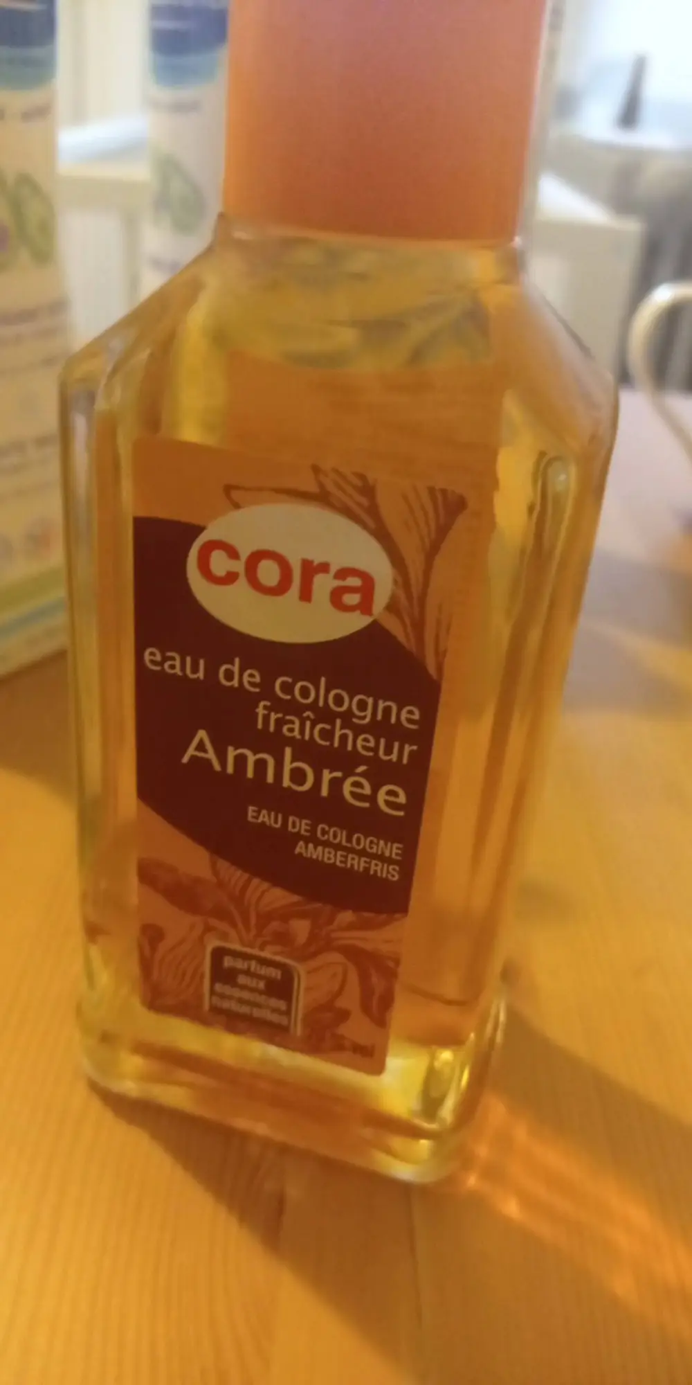 CORA - Eau de cologne fraîcheur ambrée