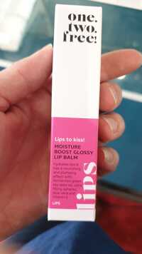 ONE.TWO.FREE! - Lips to kiss ! - Moisture boost glossy lip balm