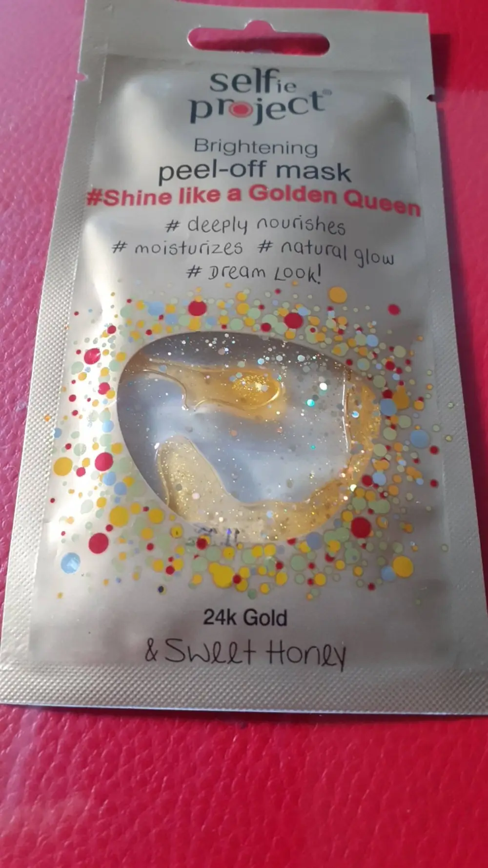 SELFIE PROJECT - Brightening peel-off mask - 24k Gold