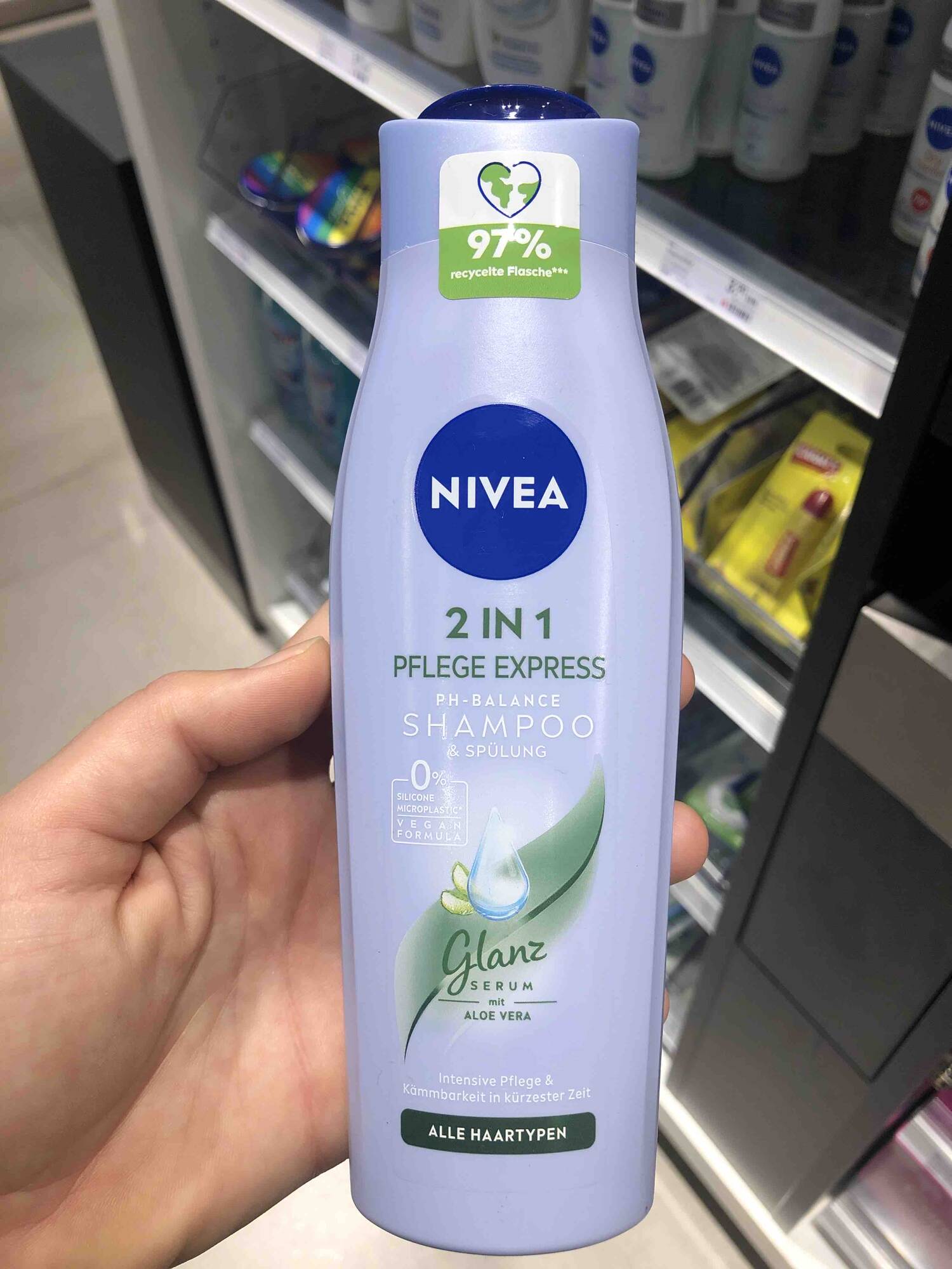 NIVEA - 2 in 1 Pflege express shampoo