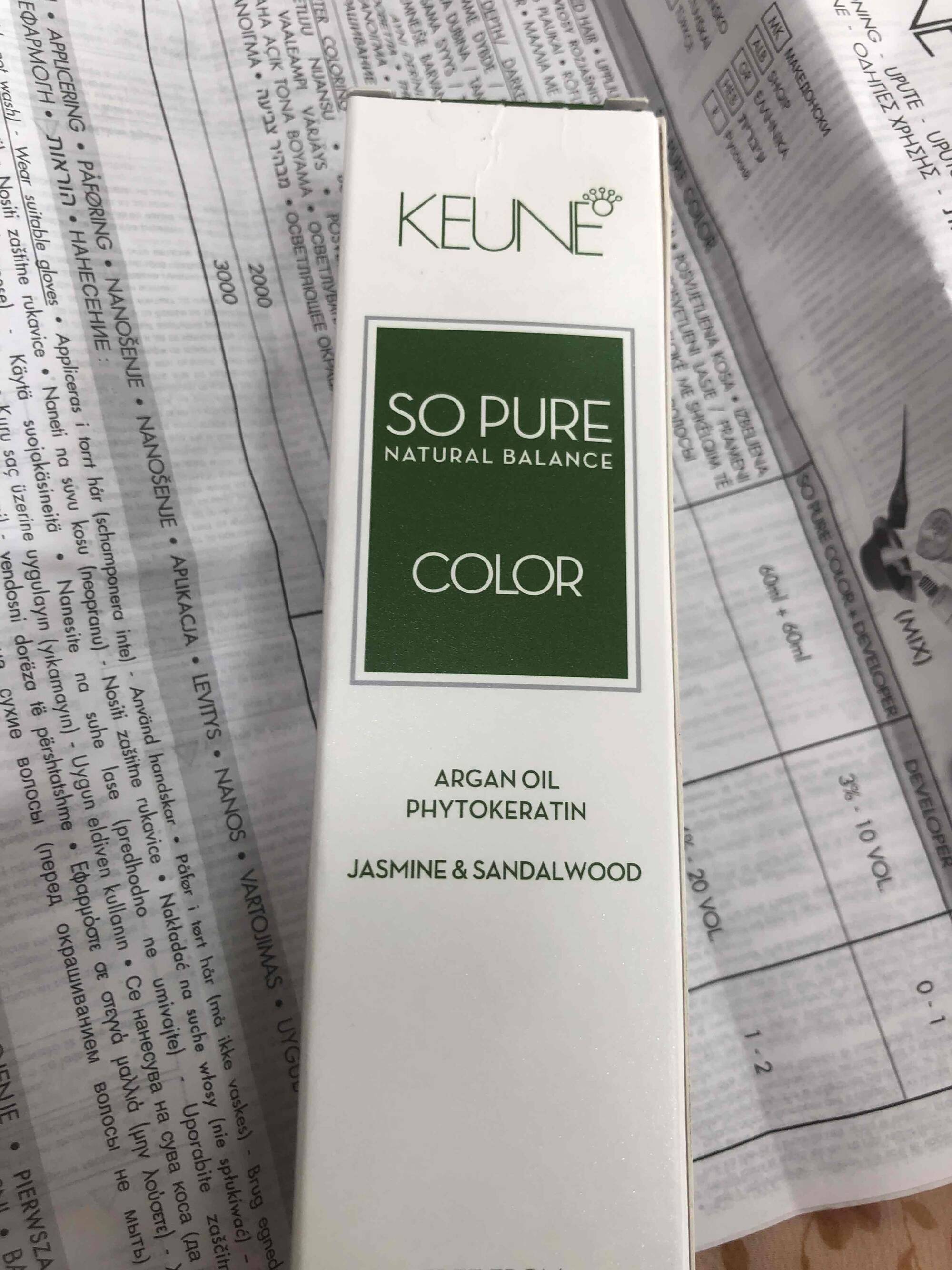 KEUNE - So pure color jasmine & sandalwood