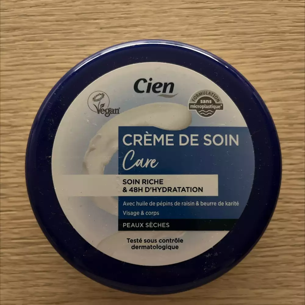 CIEN - Peaux sèches - Crème de soin care