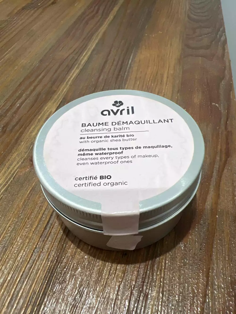 AVRIL - Baume démaquillant au beurre de karité bio