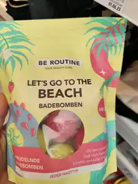 B.E. ROUTINE - Let's go to the beach - Badebomben