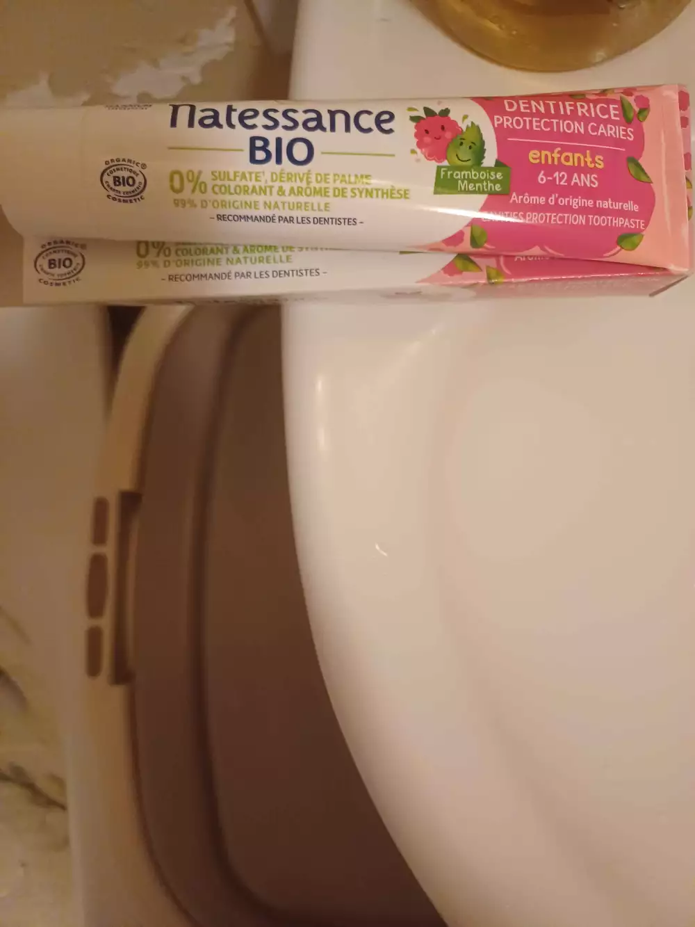NATESSANCE BIO - Dentifrice protection caries enfants