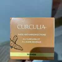CURCULIA - Pads anti-imperfections au curcuma et à l'acide kojique