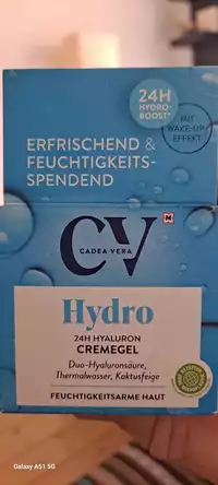 CADEA VERA - Hydro 24h hyaluron - Cremegel