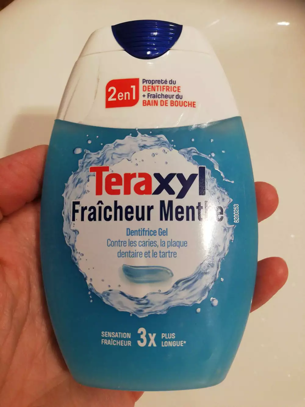 TERAXYL - Dentifrice et bain de bouche 2 en 1 fraîcheur menthe