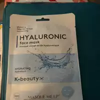 K-BEAUTY - Masque visage acide hyaluronique
