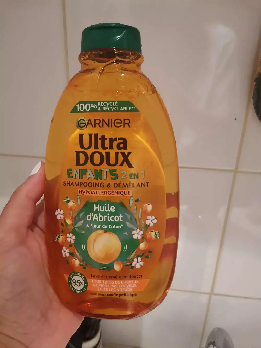 GARNIER - Ultra doux enfants 2 en 1 - Shampooing & démêlant