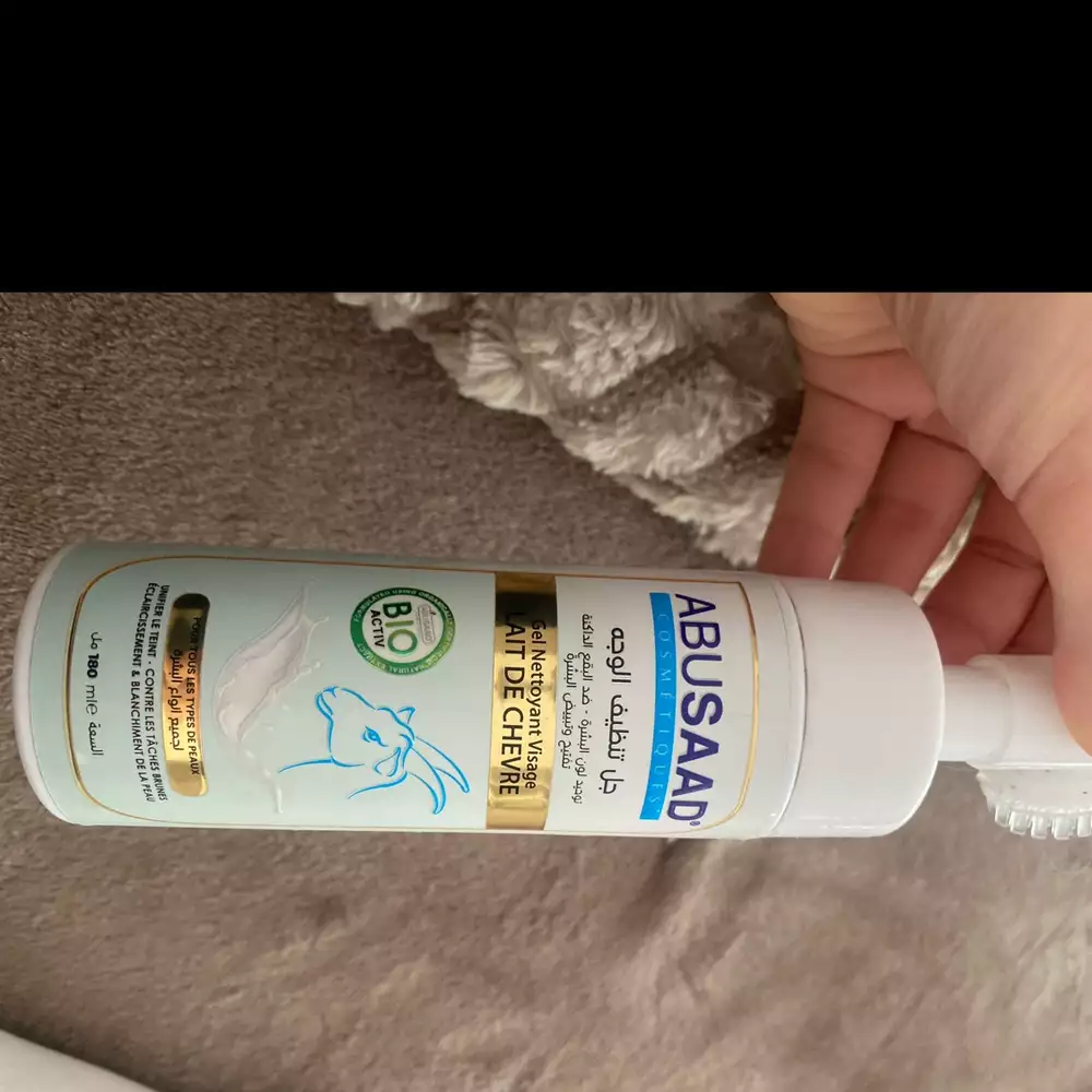 ABUSAAD - Lait de chèvre - Gel nettoyant visage