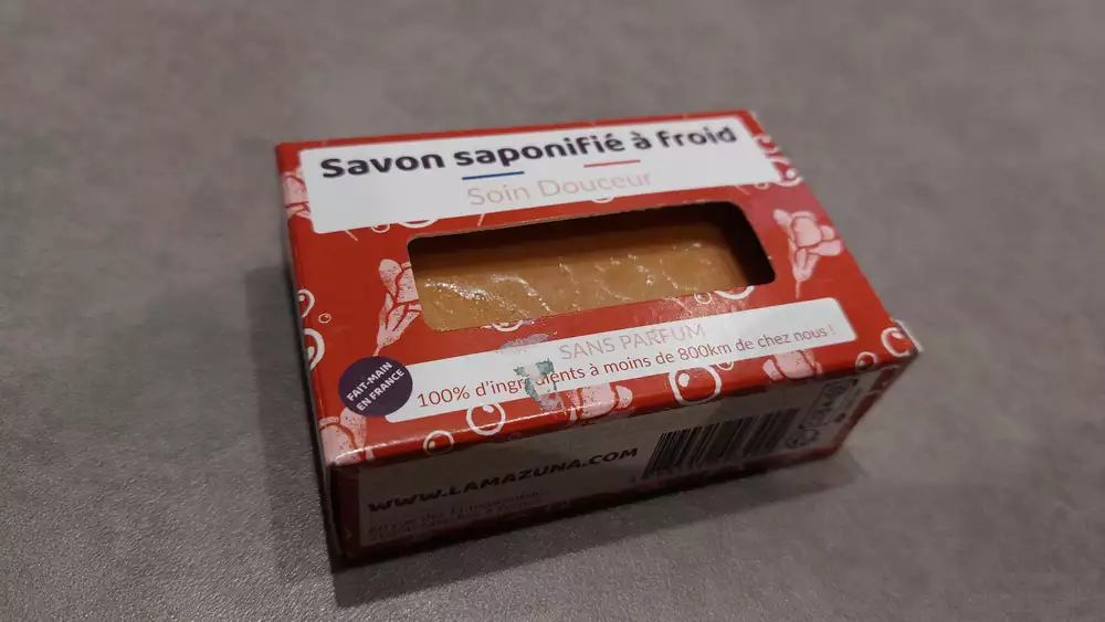 LAMAZUNA - Savon saponifié à froid soin douceur sans parfum