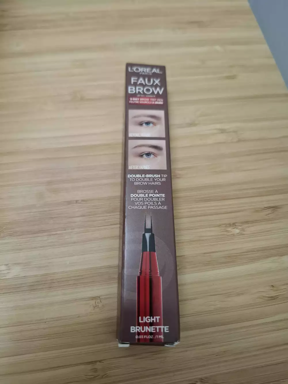 L'ORÉAL PARIS - Faux brow - Brosse à double pointe brunette