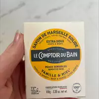 COMPTOIR DU BAIN - Vanille & miel - Savon de Marseille solide extra doux