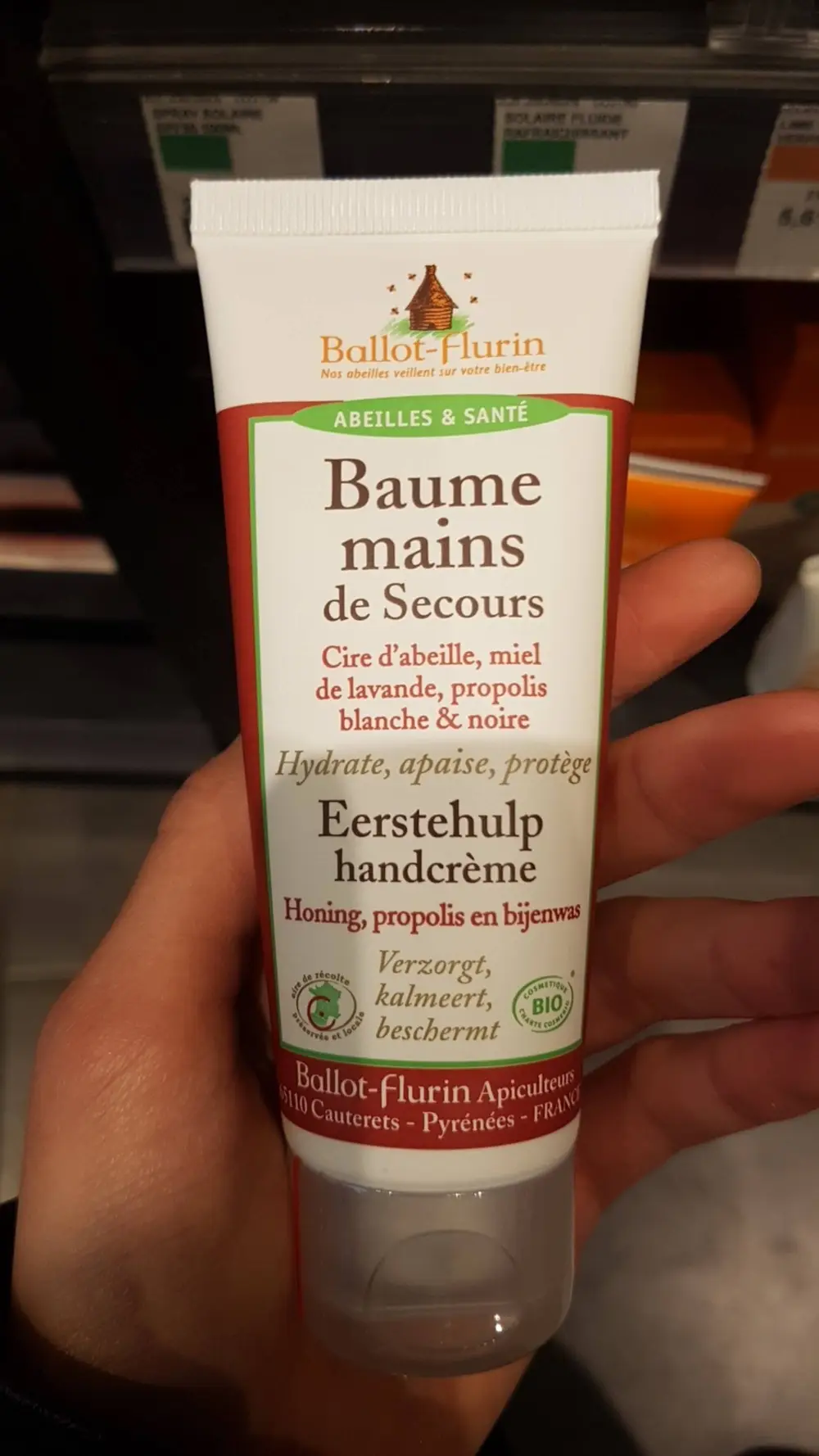 BALLOT-FLURIN - Abeilles & Santé - Baume mains de secours bio