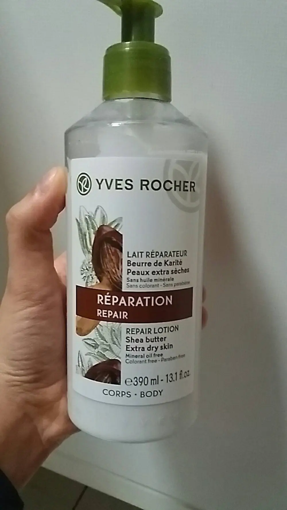 YVES ROCHER - Réparation - Lait réparateur beurre de karité peaux extra sèches