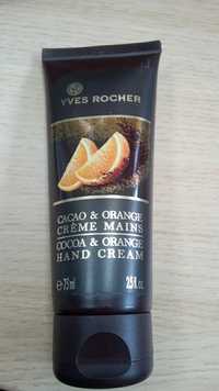 YVES ROCHER - Cacao & orange - Crème mains 