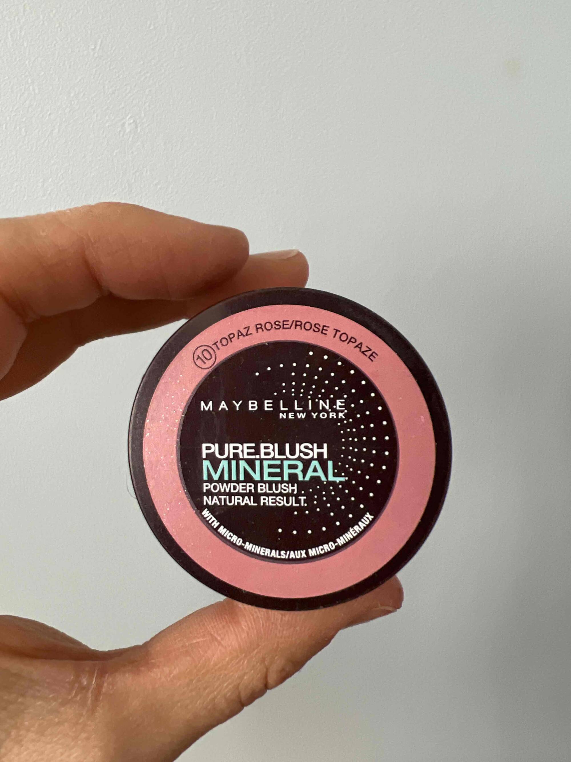 MAYBELLINE - Pure blush mineral
