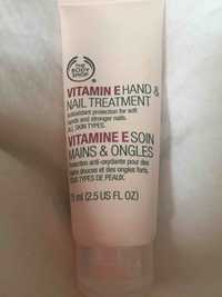 THE BODY SHOP - Vitamine E - Soin mains & ongles