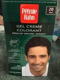 PÉTROLE HAHN - Gel crème colorant 20 brun