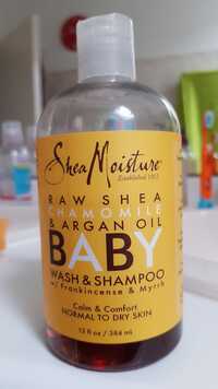 SHEA MOISTURE - Raw shea chamomile & argan oil baby - wash & shampoo