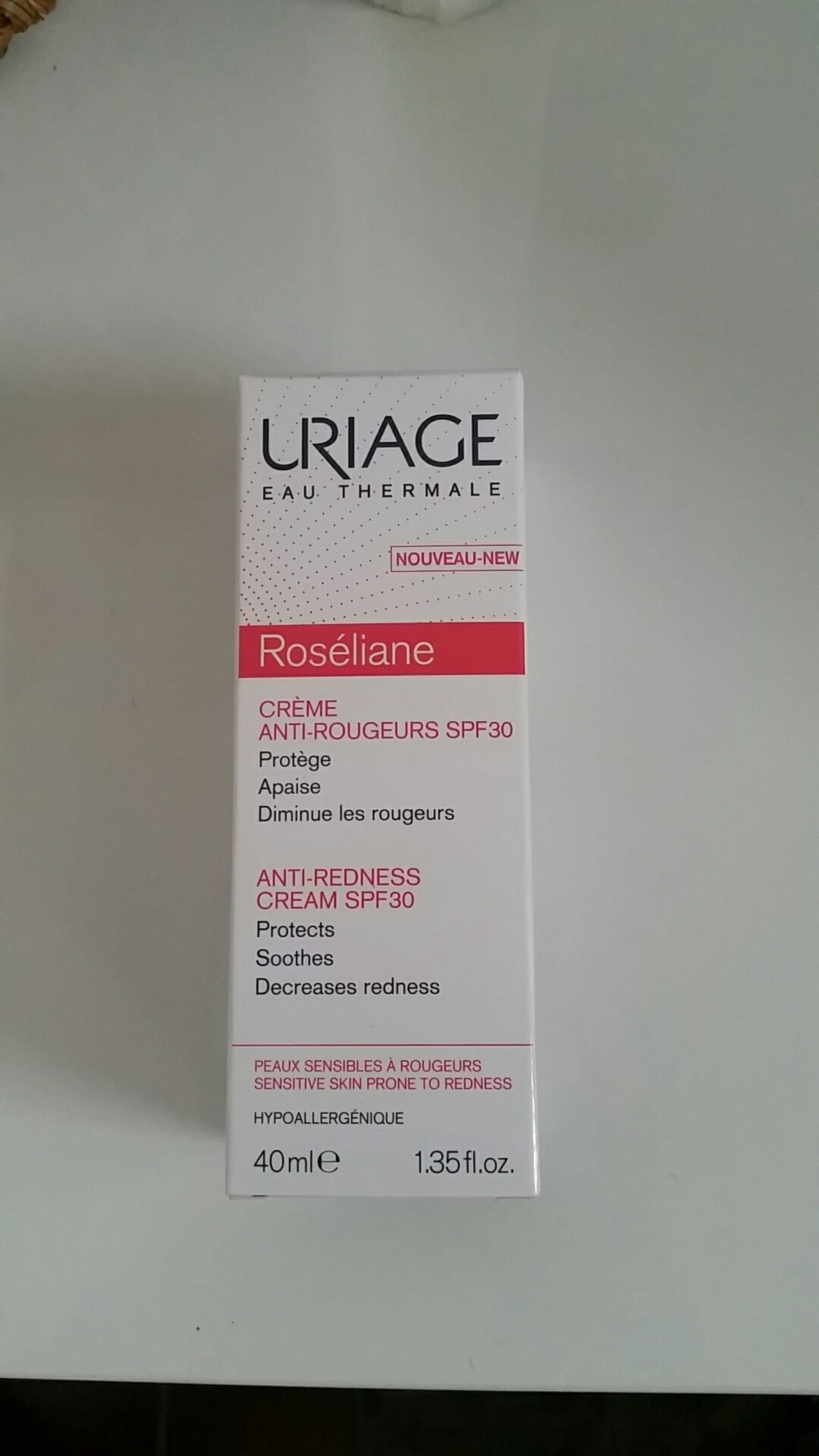 URIAGE - Roséliane - Crème anti-rougeurs SPF30