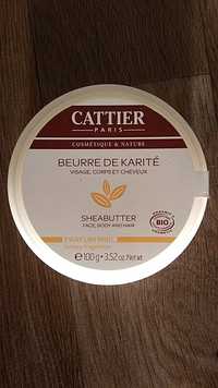 CATTIER PARIS - Beurre de karité bio - Visage corps cheveux