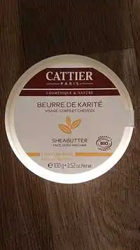 CATTIER PARIS - Beurre de karité bio - Visage corps cheveux