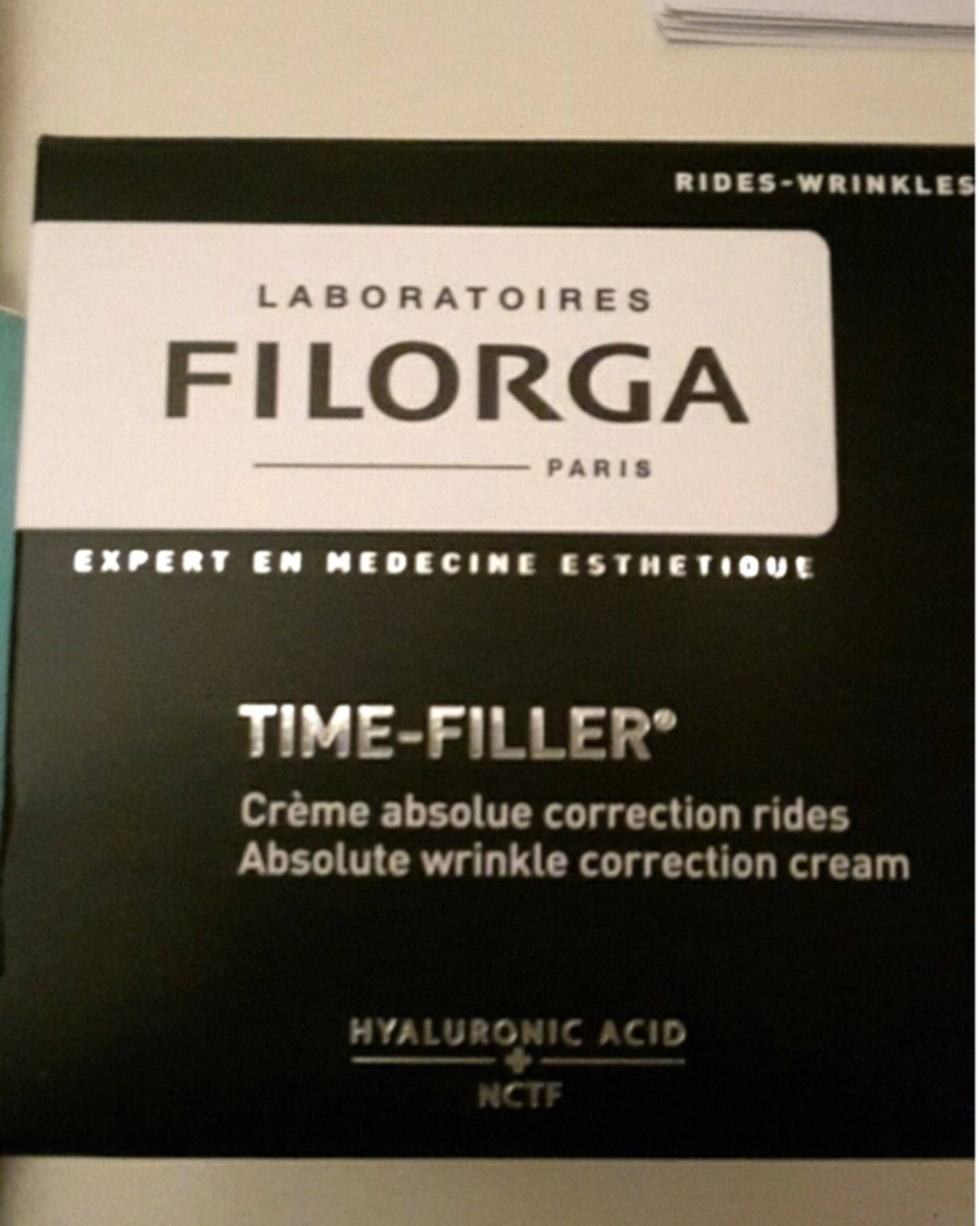 FILORGA - Time-filler - Crème absolue correction rides