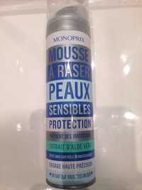 MONOPRIX - Mousse à raser - Peaux sensibles