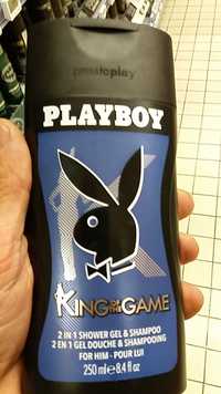 PLAYBOY - King of the game 2 en 1 gel douche & shampooing pour lui