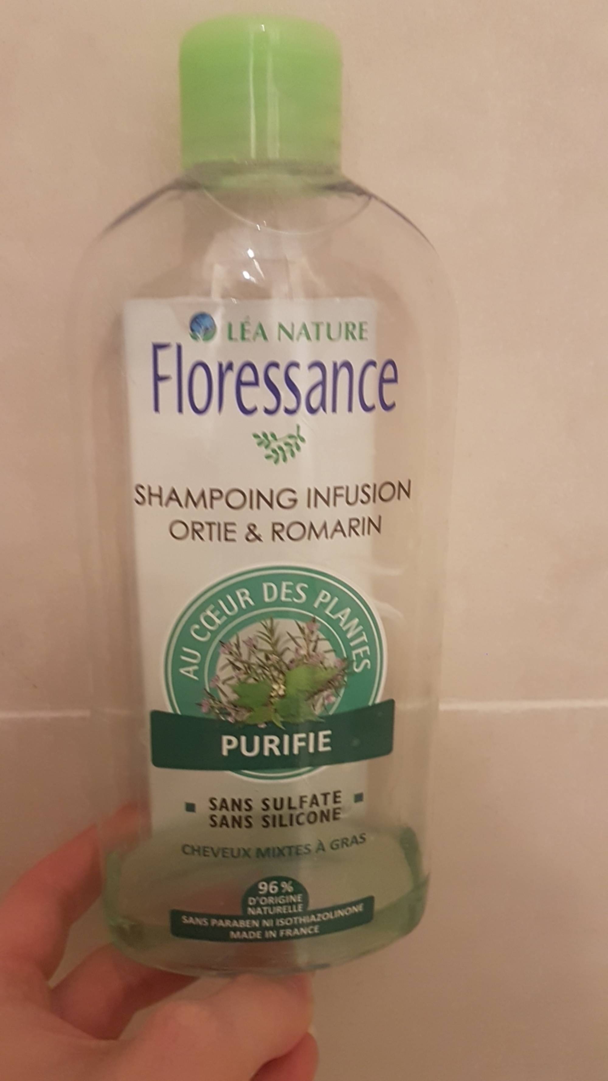 LÉA NATURE FLORESSANCE - Shampoing infusion ortie & romarin