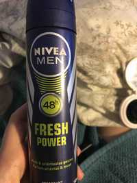 NIVEA - Men fresh power - Déodorant 48h 