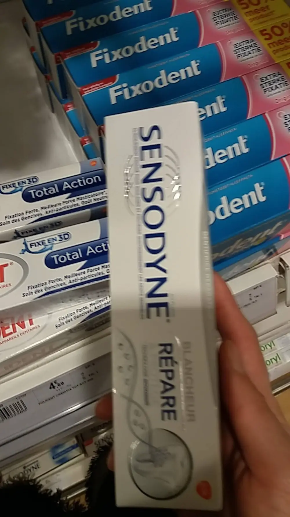 SENSODYNE - Dentifrice blancheur répare & protège