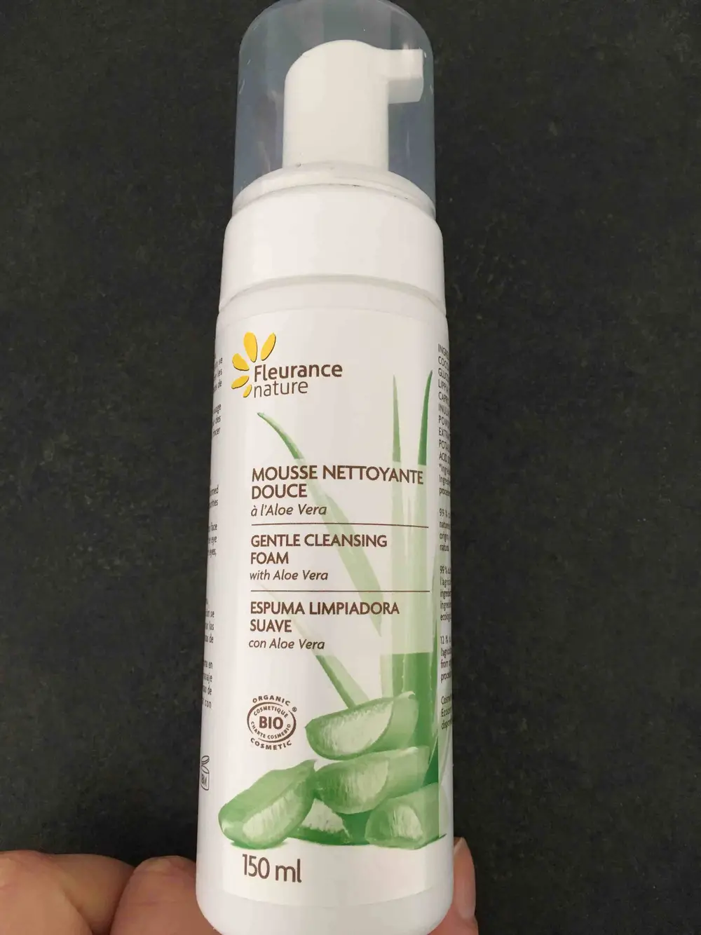 FLEURANCE NATURE - Mousse nettoyante douce à l'aloe vera 