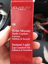 CLARINS PARIS - Éclat minute huile confort lèvres - 04