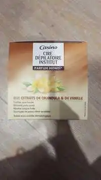 CASINO - Cire dépilatoire institut aux extraits de calendula & de vanille