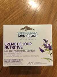 SAINT GERVAIS - Mont Blanc - Crème de jour nutritive