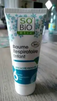 SO'BIO ÉTIC - Baume respiratoire enfant bio