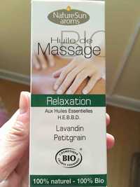 NATURESUN AROMS - Relaxation - Huile de massage