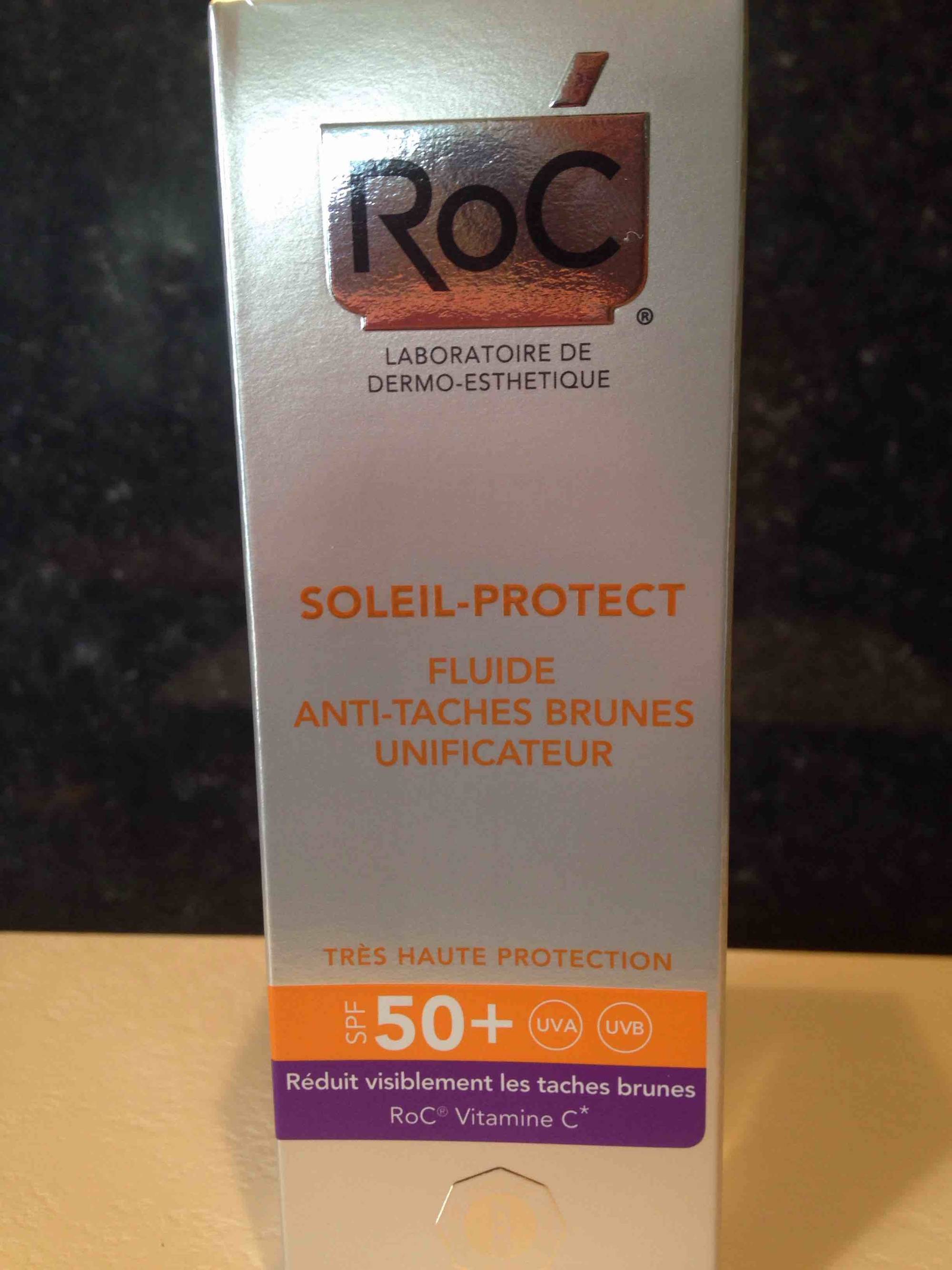 ROC - Soleil-protect - Fluide anti-taches brunes unificateur SPF 50+
