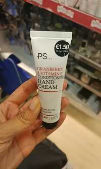 PRIMARK - Cranberry & vitamie E - Crème pour les mains