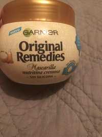 GARNIER - Original remedies - Mascarilla nutritiva cremosa