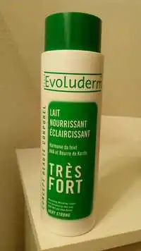 EVOLUDERM - Lait nourrissant éclaircissant très fort