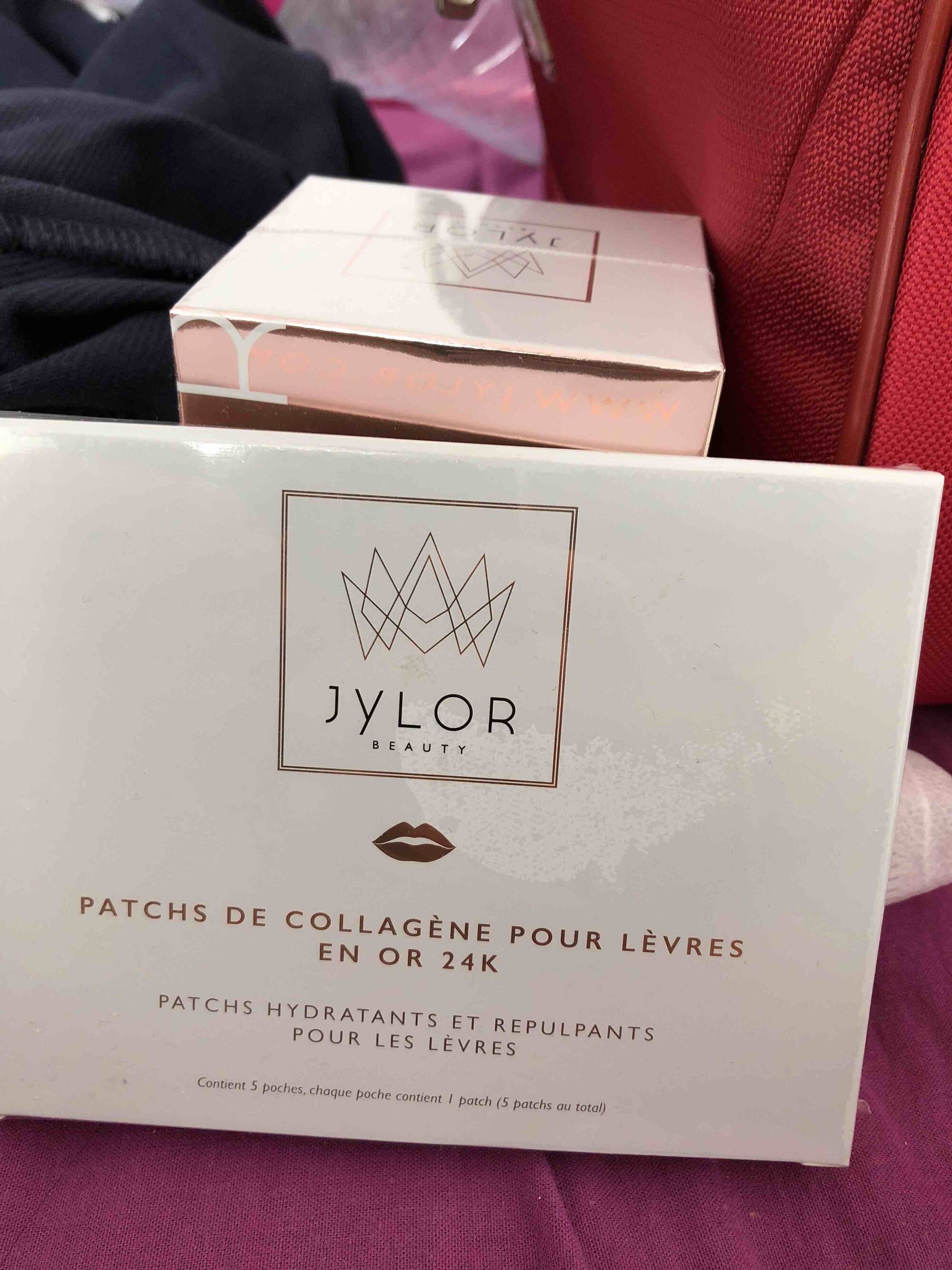 JYLOR - Patchs de collagène pour lèvres en Or 24K