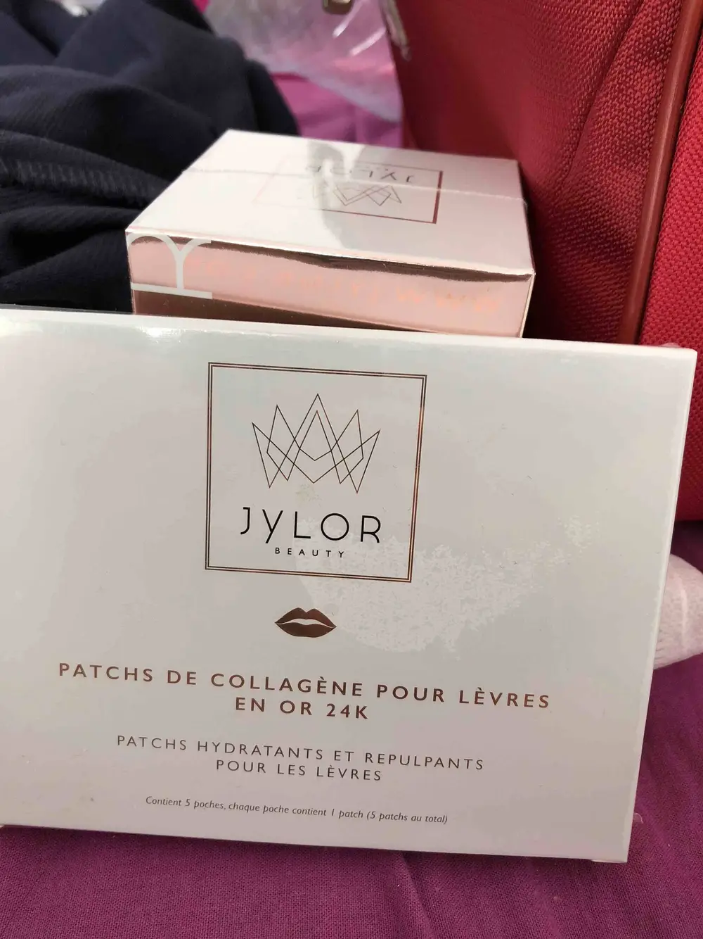 JYLOR - Patchs de collagène pour lèvres en Or 24K