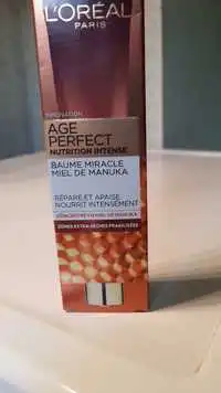 L'ORÉAL - Age Perfect - Baume miracle miel de manuka