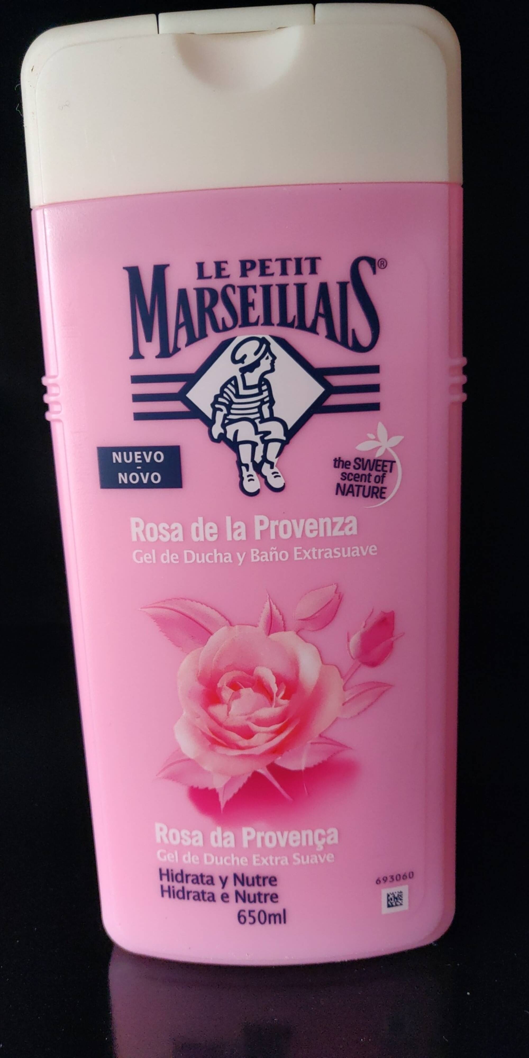 LE PETIT MARSEILLAIS - Rosa de la Provenza - Gel de ducha extra suave
