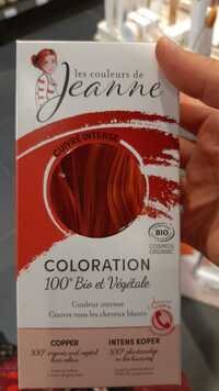 LES COULEURS DE JEANNE - Coloration 100% Bio et Végétale Cuivré intense