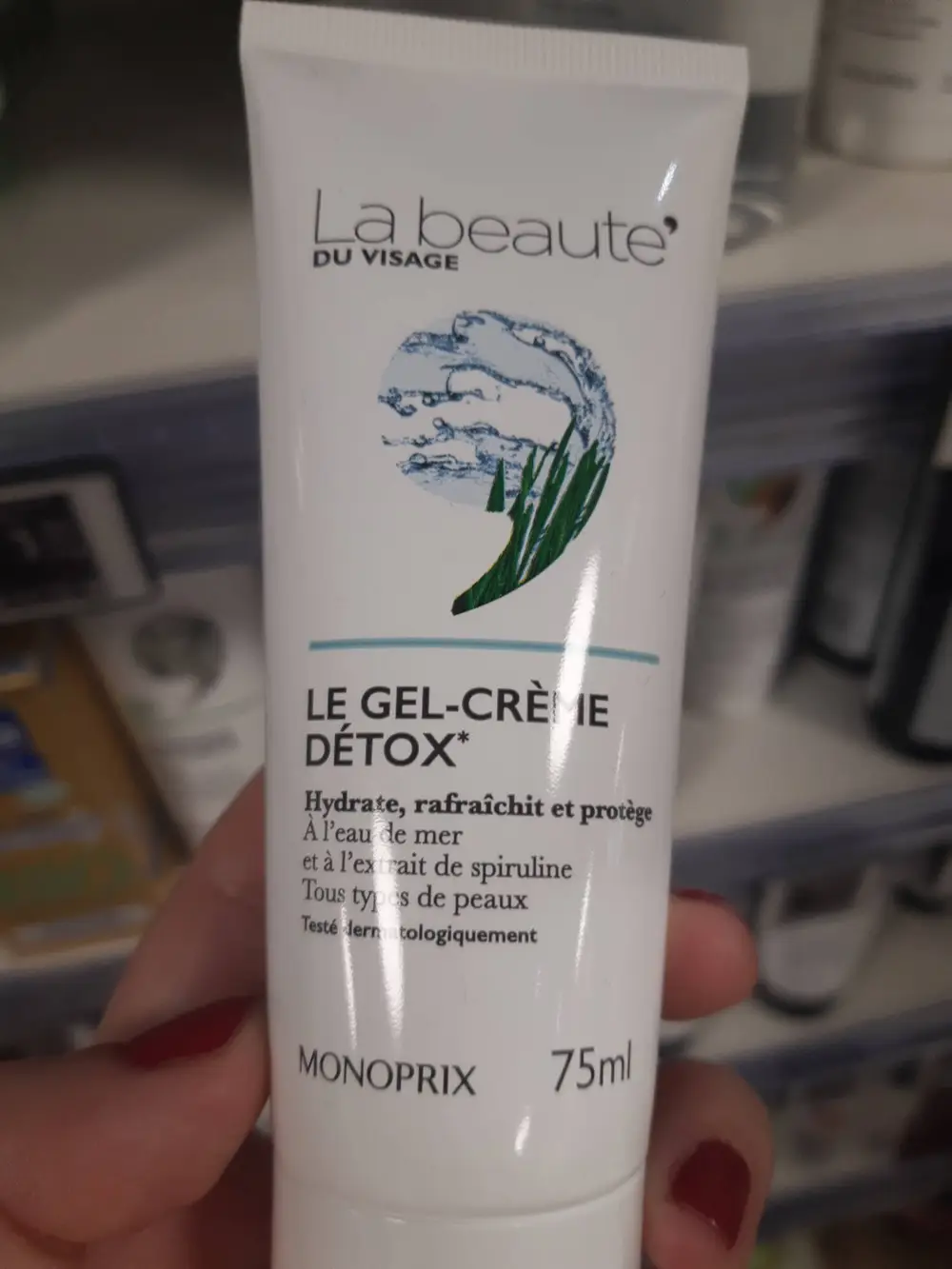 MONOPRIX - La beauté du visage - Le gel crème détox